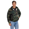 Woodland Camo Thermal Lined Zipper Hooded Sweatshirt (S to XL)